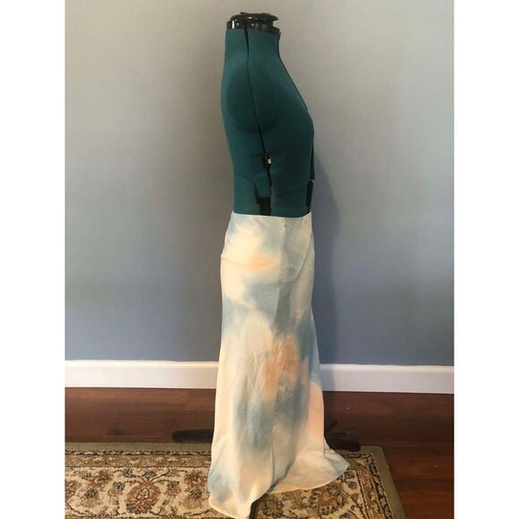 Current Air Anthropologie Cloud Pastel Sky Midi Skirt, size XS - Picture 4 of 6